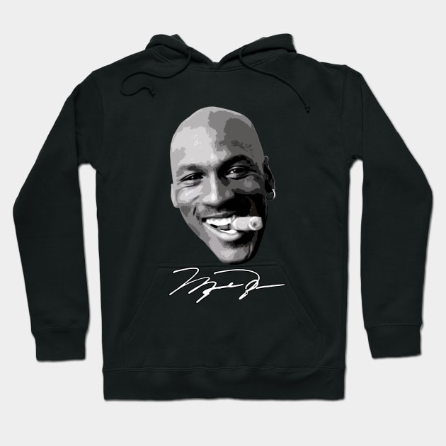 CLASSIC JORDAN 23 - 32Bit style Hoodie by Buff Geeks Art